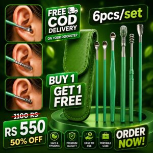 6-in-1 Professional Ear Wax Removal Tool Kit